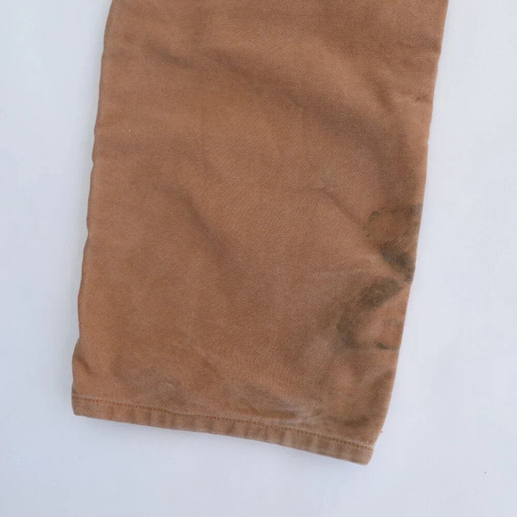 Dakota Tan Relaxed Fit Durable Thick Cotton Dungaree  Carpenter Style Pants - Picture 11 of 15